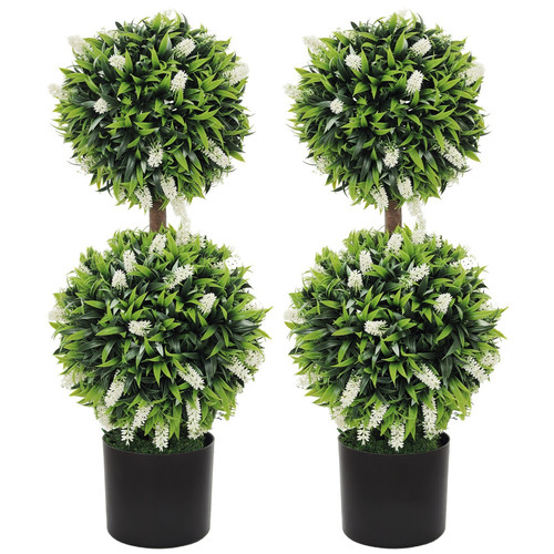 Set potted artificial - set, 2