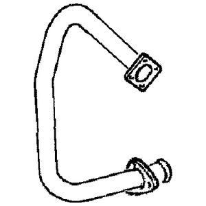 Klarius front exhaust pipe - exhaust, for