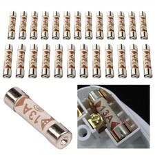 100x 13A Domestic Fuses Plug