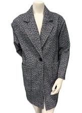 Topshop Gray Herringbone