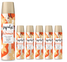 X 6 IMPULSE BODY FRAGRANCE 75ML SPRAY DEODORANT & GIFT SETS MIX