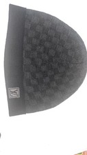 Authentic Louis Vuitton Petit Damier Beanie Black