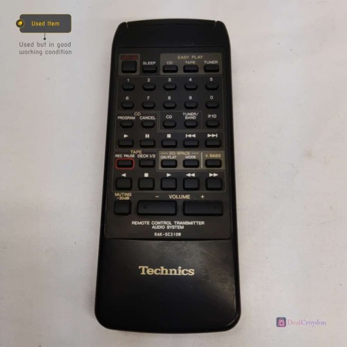 Technics rak sc310w remote - technics,