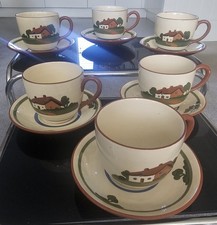 Dartmouth pottery set six - set, of