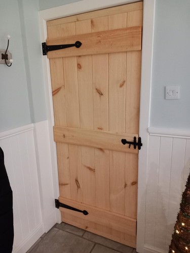Solid ledged pine doors rustic - solid,