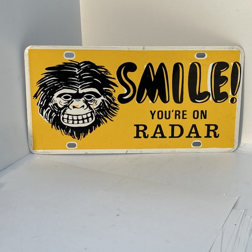 Vtg license plate - license, tag