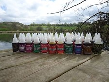 Carp Bait Liquid Flavourings. Boilie Making Flavours. Carp Bait Attractants Glug