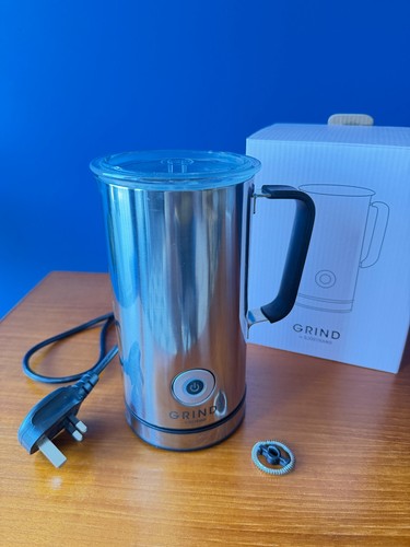 Silver milk steamer frother - milk,