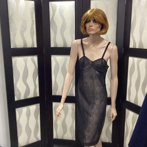 Vintage black full slip - vintage,