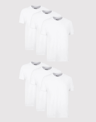 Hanes men white - hanes, crewneck