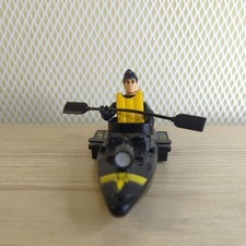 Palitoy Action Force SAS Solider Action Figure With Kayak & Oar/Vest Vintage