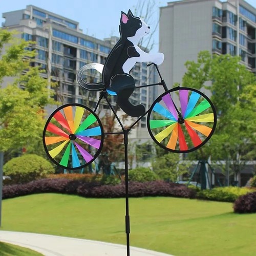 Garden wind spinners - wind, cat