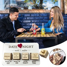 Couples Wooden Decision Dice