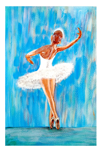 Dancing ballerina pointe - dancing,