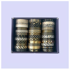 Foiled Gold Patterns - Washi
