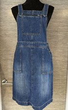 TU Dungarees Denim Dress sz 8 WESTERN TU sz 8 Pinafore Jeans Dress VGC REDUCED