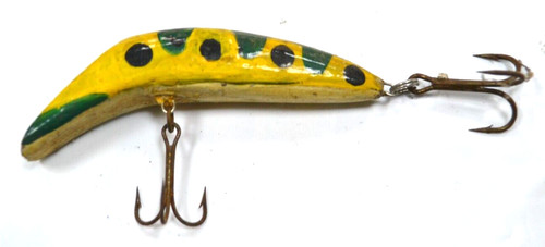 Vintage yellow wood canadian - yellow,