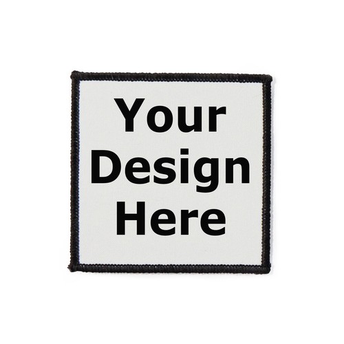 Custom square printed patch - patch,