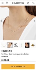 GOLDSMITHS 9ct Yellow Gold