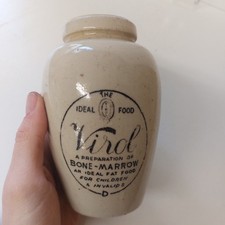 Antique virol transferred pot - antique,