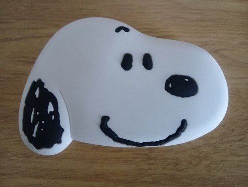 Snoopy die cut mirror hand - snoopy, mirror,