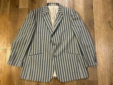 Brook Taverner Boating Blazer - Size 46R - Striped - Mens - brand new - 43% wool