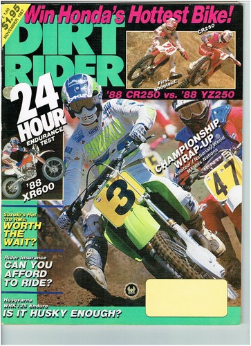 November 1987 dirt rider - november,
