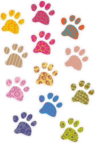 Paw print stickers for - stickers, van