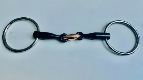 Loose ring sweet iron snaffle - iron,