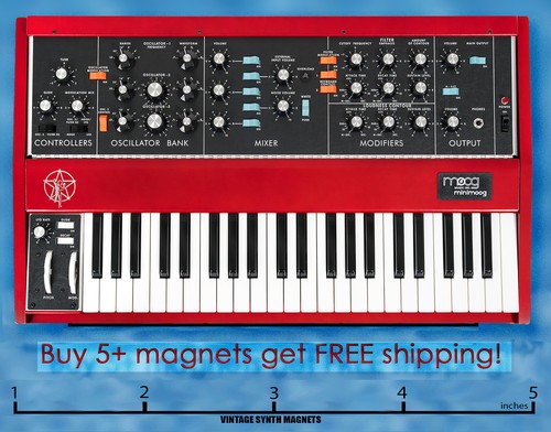 Moog minimoog voyager - xl, blue