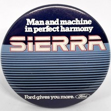 FORD SIERRA Vintage Lapel Pin Badge Car Advertising Transport Vehicle Promo UK