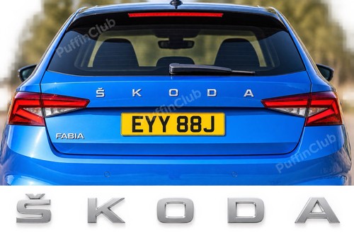 Skoda rear lettering yeti - rear,