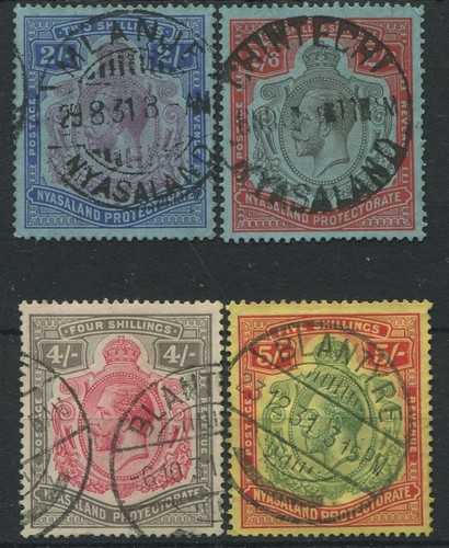 Nyasaland 1921 sg109 - nyasaland, 1921-33