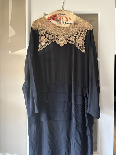 Roaring twenties sheer black - roaring,