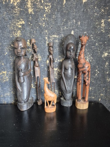 Vintage african hand carved - african,