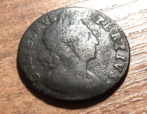 William iii halfpenny 1700 - william,