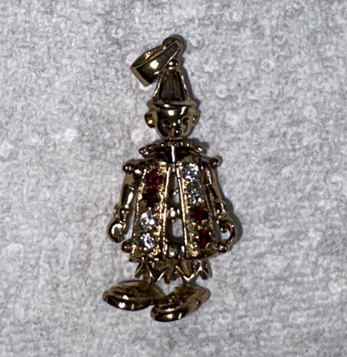 9ct yellow gold clown - 9ct,