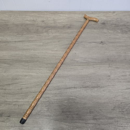 Old vintage walking stick cane - old,
