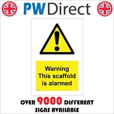 SIGN Warning This Scaffold Is