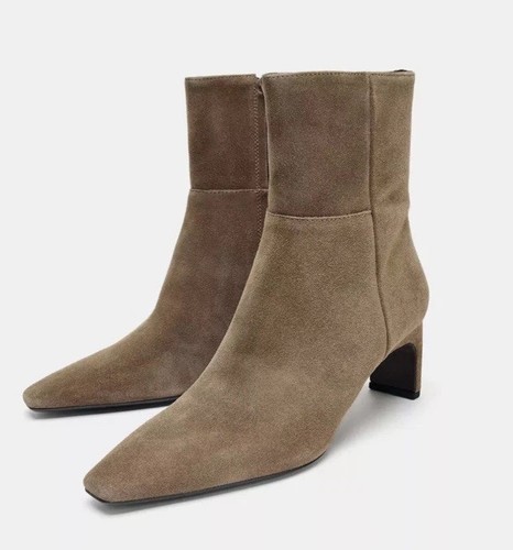Zara split suede leather - zara,