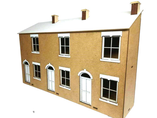 Terraced house kit - terraced, cut