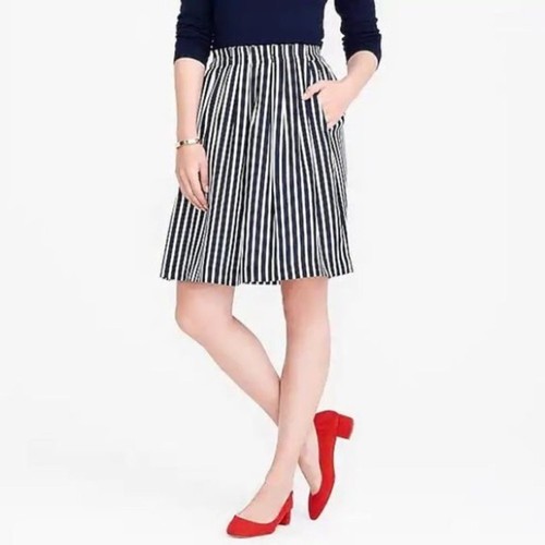 Crew new black white - new, striped