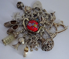 Vintage heavy solid silver