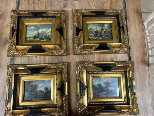 Antique original dutch oil - antique,
