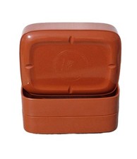 Vintage Bundle x3 Rosti Denmark Melamine Trays Falle Uldall Brown W8"x L6" x H2"