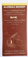 Allendale Brewery leaflet