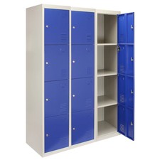 Steel Lockers 4 Doors Metal