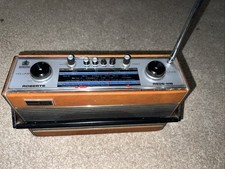 Roberts R606-MB Portable Transistor Radio, MW/LW, Vintage, Brown