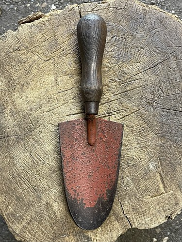 Vintage garden hand trowel - vintage,