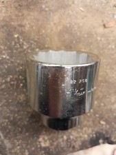 Large 3/4" drive socket, 1 and 11/16" AF, 12 point, unused